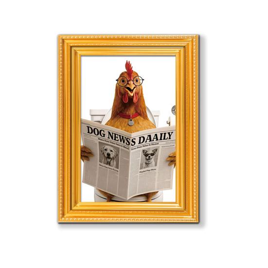 1/5/6Pcs Drinking Animal Cat Refrigerator Magnet Vintage Wooden Frame Animal Fridge Magnet Home Kitchen Office Decoration Animal Lover Gift