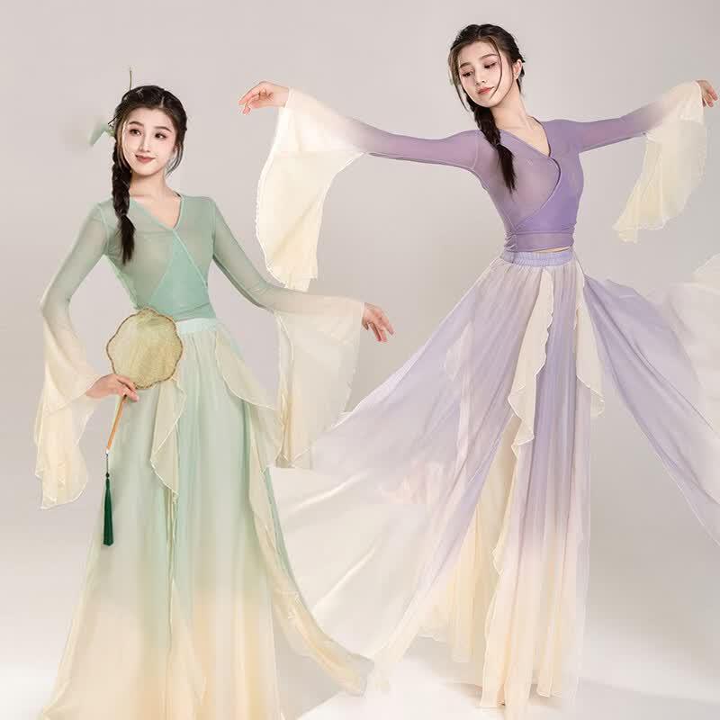 Women's Flowing Classical Chinese Dance Performance Dress