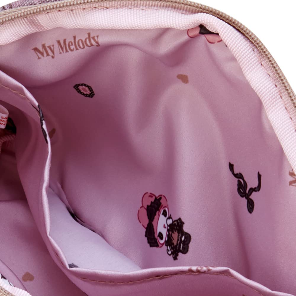 Sanrio My Melody Pouch, My Melody Secret Mello-Cro Series Character, 16.5 X 6 X 12 Cm, 588911