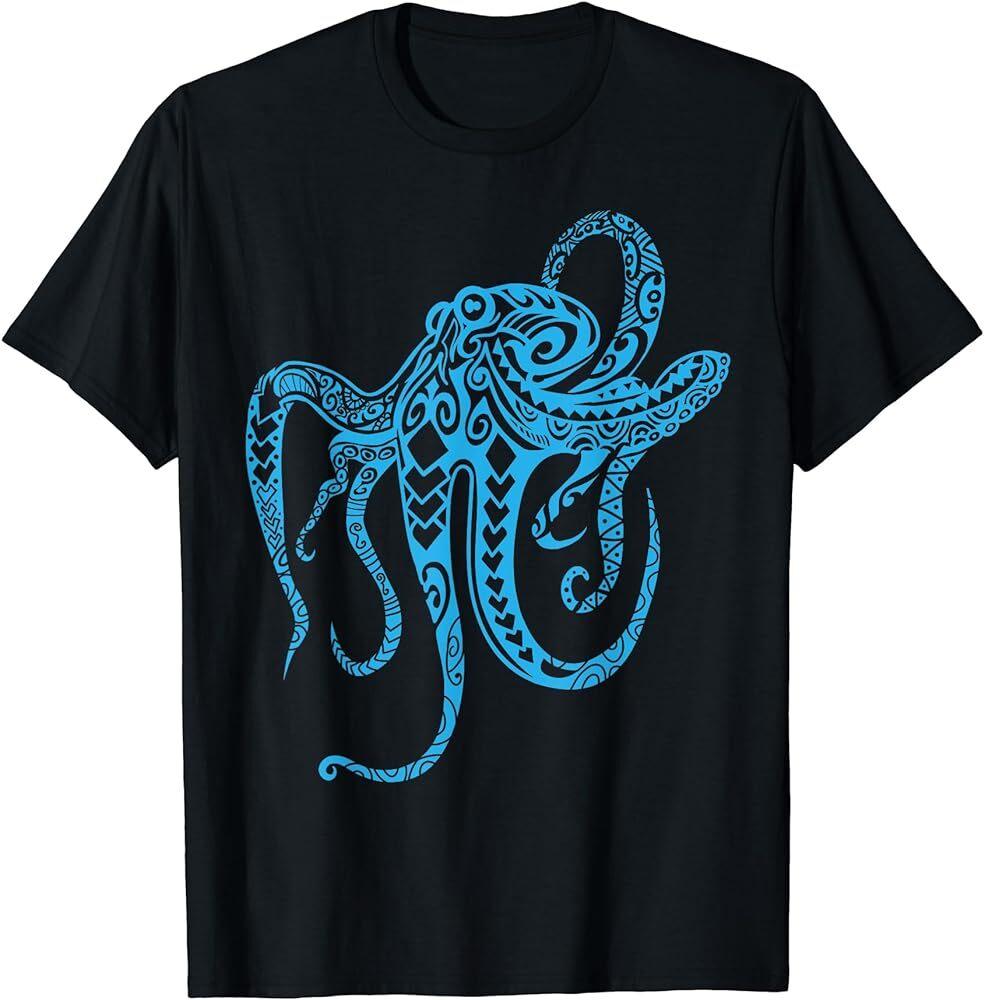 Tribal Octopus Shirt - Octopus T-Shirt