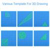 3D Printing Silicone Mat DIY With 2 Finger Protectors Template Drawing Tool Silicone Pad Drawing Tools for Kids Adults
