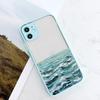 Watercolor Painting Phone Case for IPhone 17 16 15 13 12 11 14 Pro Max X XS XR Max Aquarelle Ocean Waves Shockproof Covers