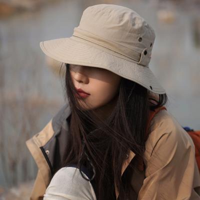 Wide Brim Sun Hat for Women Men UV Sun Protection Bucket Hat Summer Outdoor Beach Hat for Fishing Hiking