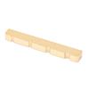 Sillet de Basse Électrique 38mm 4 Cordes Guitare Acoustique Remplacement Métal Fendu Sillet de Cordes