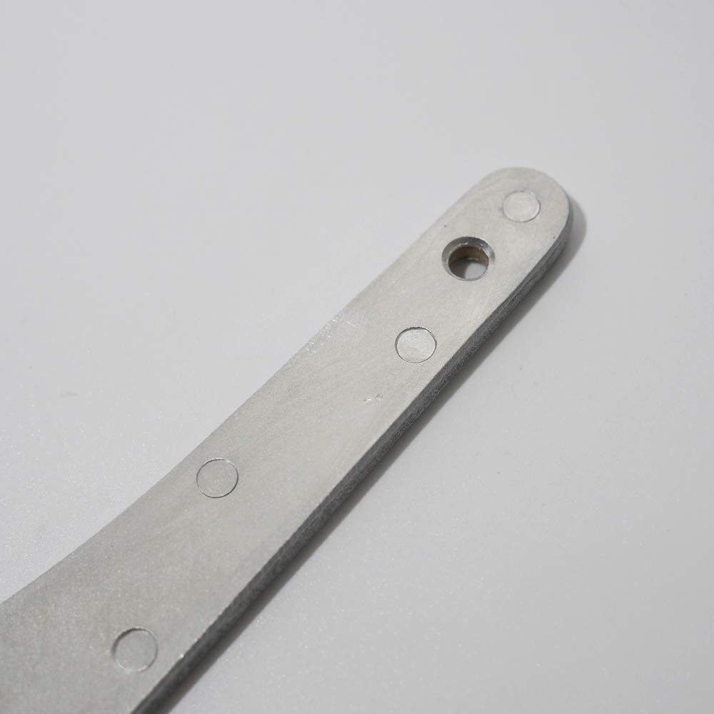 Aluminum Partially Putty Stainless Steel 60mm 1 Piece Handle, Wood-plated Spatula, Blade, Wide,