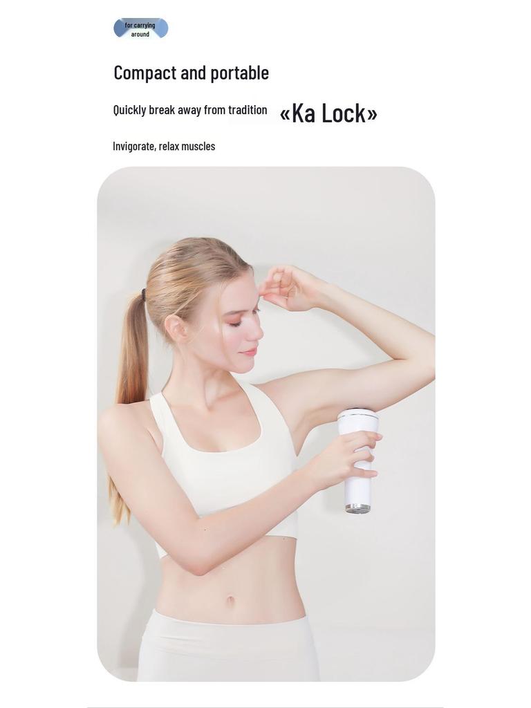 Handheld Full-Body Massager: High-Frequency Vibration for Abdomen, Neck, Waist, and Shoulder Sculpting