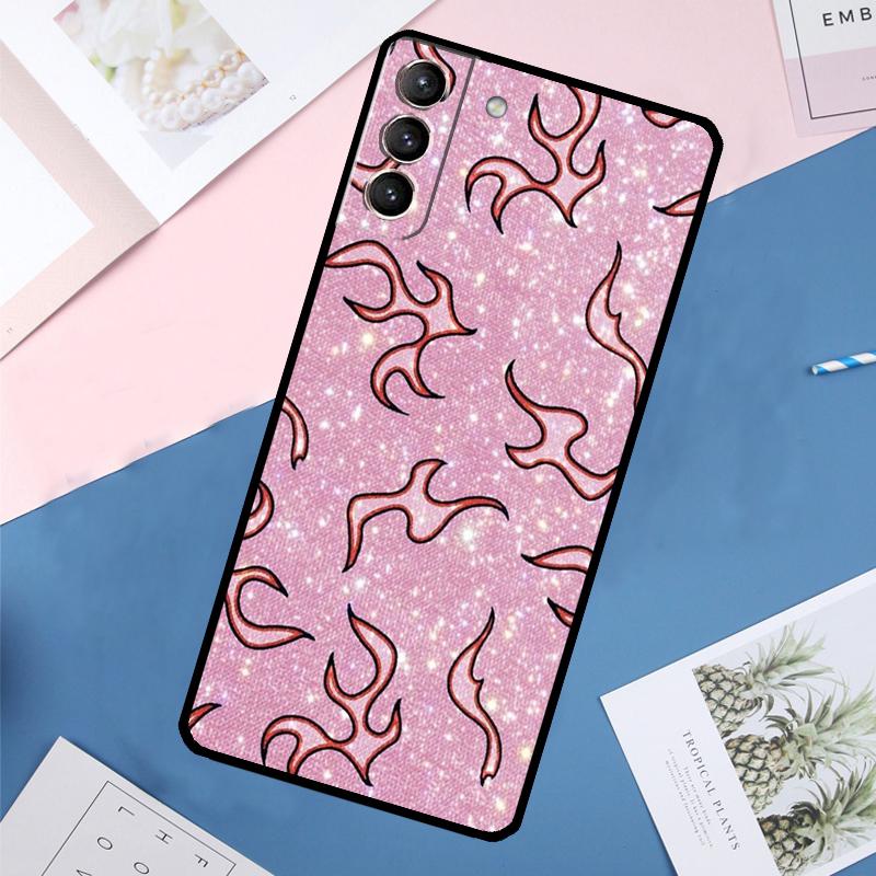 Cool Flame Colorful Pattern Case For Samsung Galaxy S25 Ultra S21 S22 S23 S24 Ultra S9 S10 Plus S20 FE S25 FE Back Cover