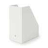 MUJI Recycled Polypropylene Stand File Box - Wide - White Gray, Approx. W15 X D27.6 X H31.8cm, 83904357