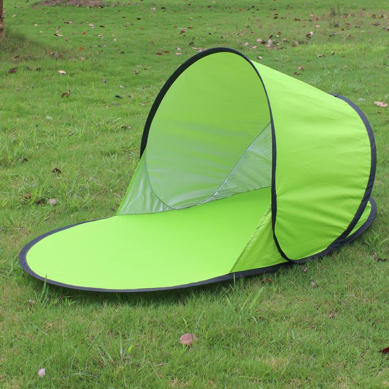 Lightweight One-Second Pop-Up Tent for Single Person - Beach Sunshade & Camping Sun Protection