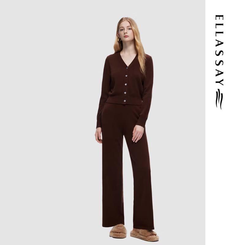 ELLASSAY Women's Versatile Straight-Leg Wool Pants