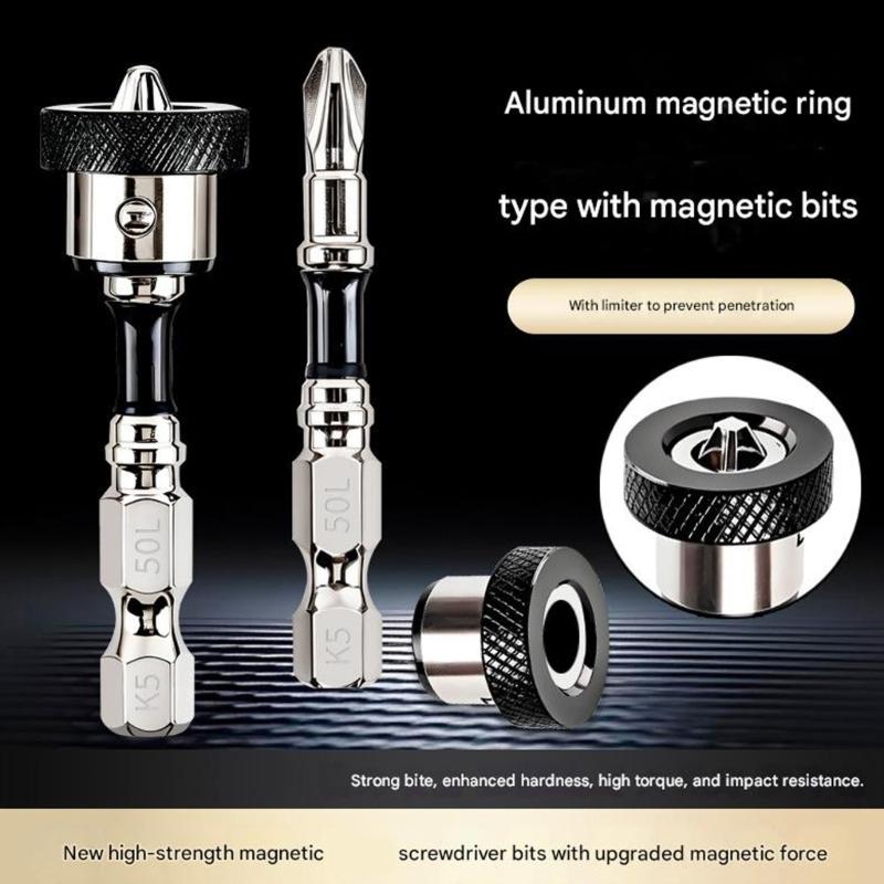 Magnetic Positioning Screwdriver Bit Gypsum Board Plasterboard Screws Locating Drilling For Power Tool