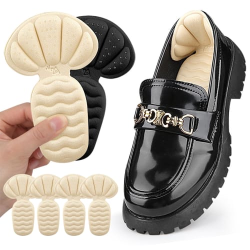 

Анинако Подушечки для пяток, 2 пары, Защита от мозолей, Защита пятки обуви, Регулируемый размер, Противоскользящие, Амортизирующие, Клейкие наклейки, Отрезаемые по размеру, Солу