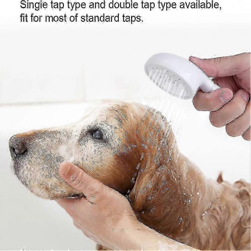 Shower Spray Hose, Pets Shower Head Spray Drains Strainer Pet Bath Tub Sink Faucet Attachment Hose Sink Washing Hairdresser Pet Push Saving Show