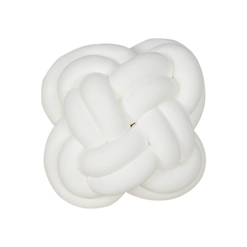 Modern Minimalist Knit Pillow With Soft Plush Cover For Living Room Decor