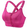 Women Sports Bra Plus Size Women Sports Bra Sexy Yoga Vest Front Zipper Adjustable Strap Shockproof Fitness Athletic Bralette Women Lingerie