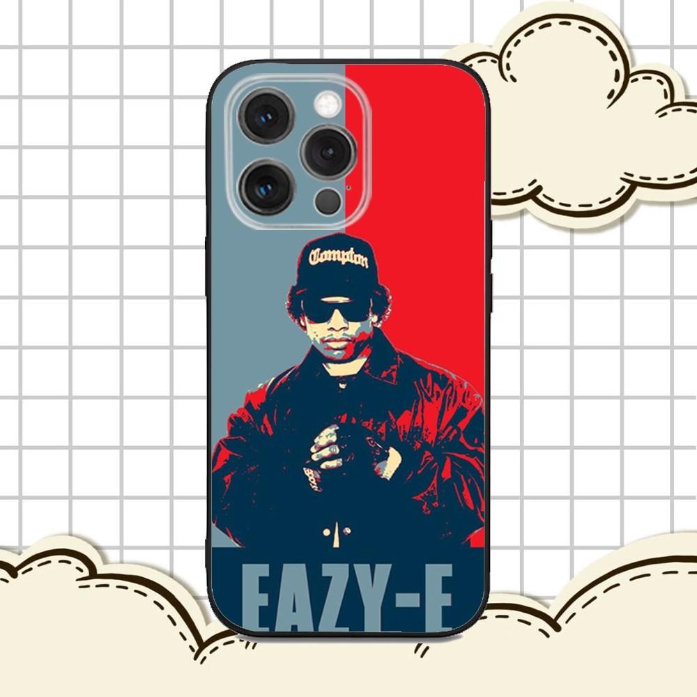 Rapper E-Eazy E Phone Case For iPhone 16e,16,15,14,13,12,11,Pro,X,XS,Max,XR,Plus,Mini Soft Black Cover