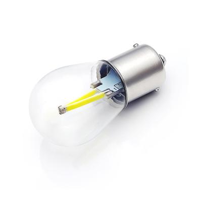 1X P21W LED ba15s 1156 led filament chip auto licht S25 auto reverse blinker birne lampe DRL 12V