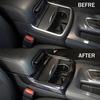 Carbon Fiber Central Cup Holder Cover Trim Decor For Dodge Charger 2015-