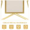 VOSAREA Vertical Photo Frame Star Shape Metal Wire Art Picture Frame Floating Picture Frames Rotatable Picture Display Frame Ideal for Housewarming