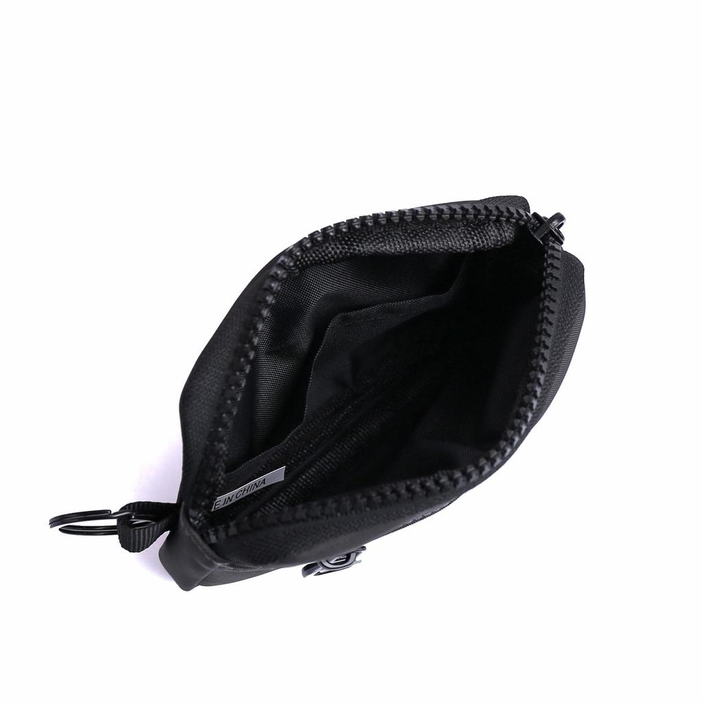 Unisex Oxford Cloth Coin Purse: Workwear Style Card Holder & Multifunctional Earphone Hanging Bag