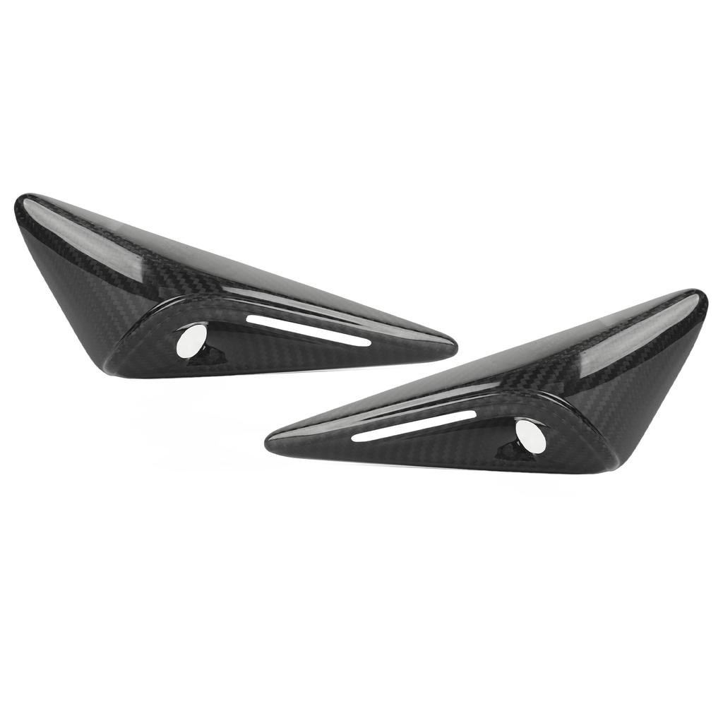 2PCS Side Mudguard Camera Vent Cover Trim Carbon UV Resistant Replacement For 2023+