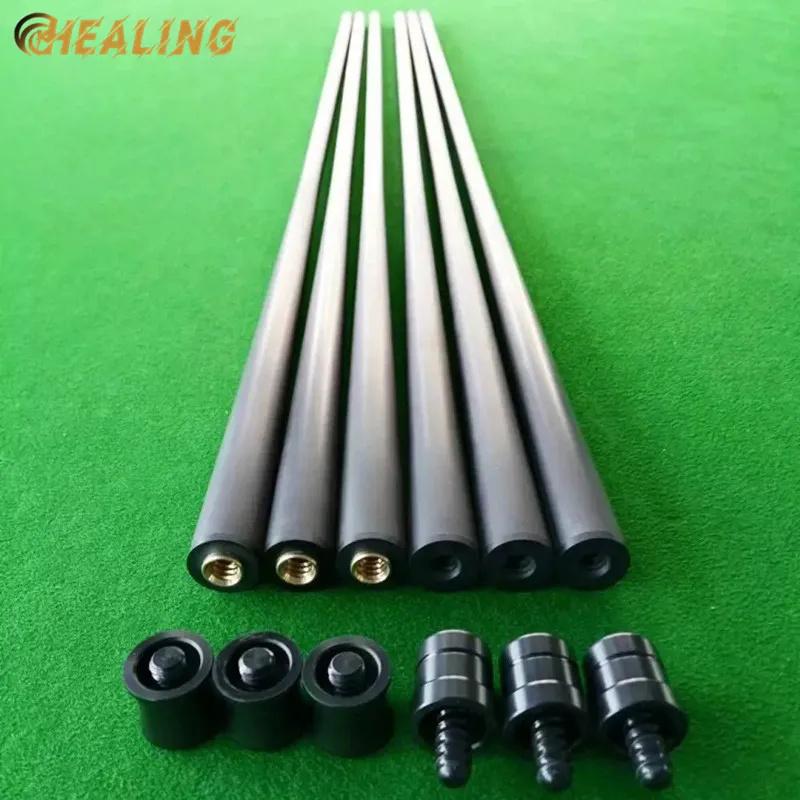 Profesionální karbonová tyč na kulečník | Nízká deformace, design Pro Taper s technologií Black Tech | Extra náhradní tyč na kulečník