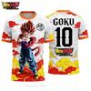 WILD FORT Men's 3D Digital Printed Short-Sleeve T-Shirt, Made of Breathable Polyester Fiber,