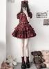 Lolita Gothic Lolita Top and Waitress Cosplay Frilled Lolita Costume Amusement Short Sleeve [Shoki Manufacturing] Dress, Skirt, Outfit, Set, Innocent,