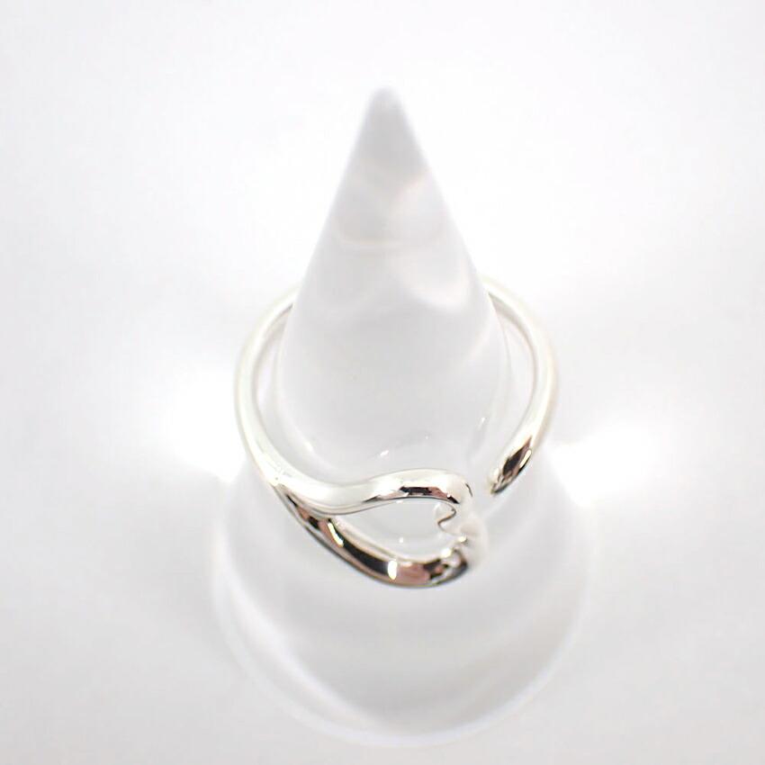 [Used] TIFFANY 925 Open Heart Ring / Size 9 / G511-20