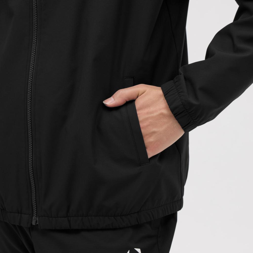 Move Sports Cross Descente Stretch Woven Stand Soft To the Comfortable for and BK00 Double-Weave Jacket, Touch, Training, Running, Walking, Men's,