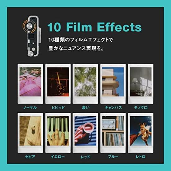 Fujifilm Instax Mini Evo INS MINI EVO BLACK Hybrid Instant Camera (Instant Camera/Smartphone Printer/Digital Camera)