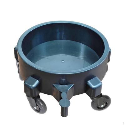 Bucket Roller Tray Wheeled Trolley with Caster Wheels Rolling Carrier for