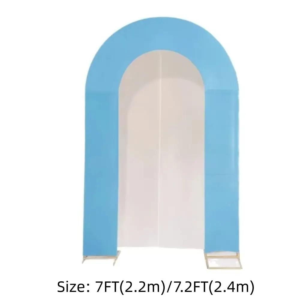 High Elasticity Arch Backdrop Cover U-Shaped Stretchy Open Stand Cover Background Cloth Wedding Party Decoration