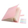 A4 Macaron-Colored PP Accordion Folder Solid-Color Cross-Border 12-Compartment Classified Document Holder Student Exam Paper