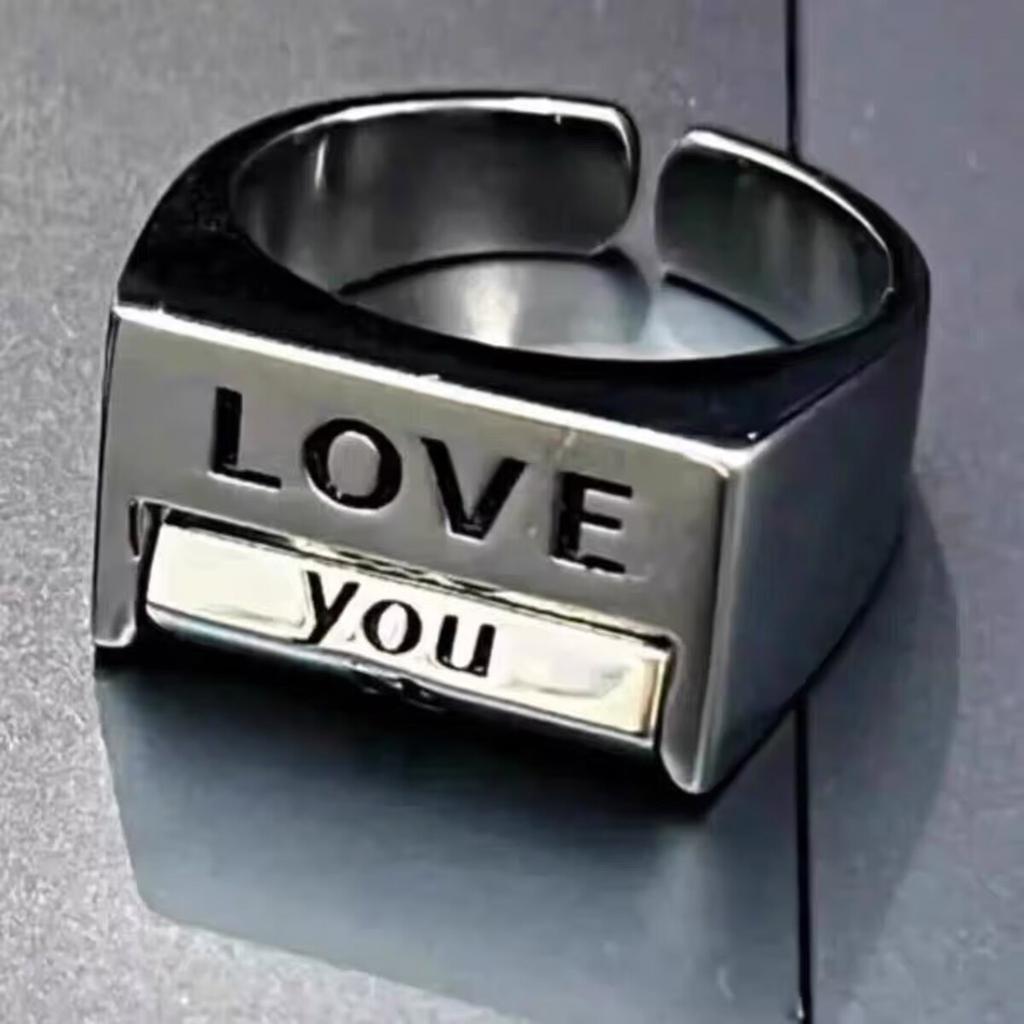 Adjustable Open Spinner Ring for Couples Stress Relief and Focuses Enhancement Finger Accessories for Daily Wear