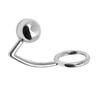 Stainless Steel Anal Hook Butt Plug Ball Bead 40mm/45mm/50mm Ring