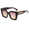 New trendy versatile sunglasses, high-end European and American simple square versatile men's and women's sunglasses