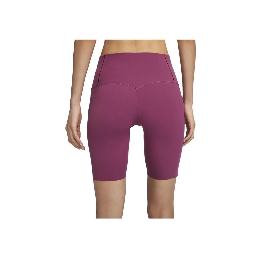 Nike Zenvy Air Series Solid Color Logo Print Fitness Sports Shorts Women shorts Purple DQ6004-653