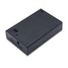 Space Efficient 3x2A Battery Storage Container Box Waterproof Snap Closure Shock Resistant Design For Outdoor Use