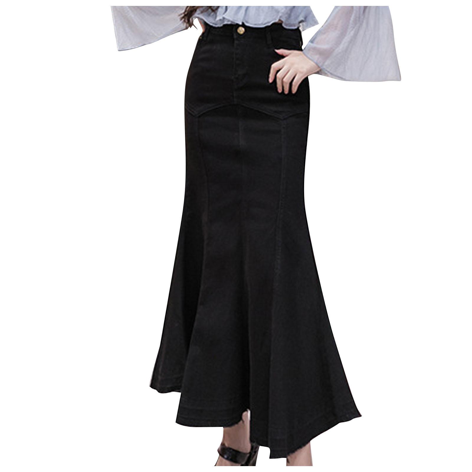 Женская джинсовая юбка — фото 2