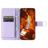 For iPhone 14 Pro Max Crossbody Leather Case Ring Buckle Wallet Stand Rhombus Mobile Cover