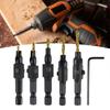 5Pcs Counterbore Hole Drill Bits Depth Adjustable Wooden Drill Bits with 1Pc Allen Wrench for Woodworking Metal Drilling