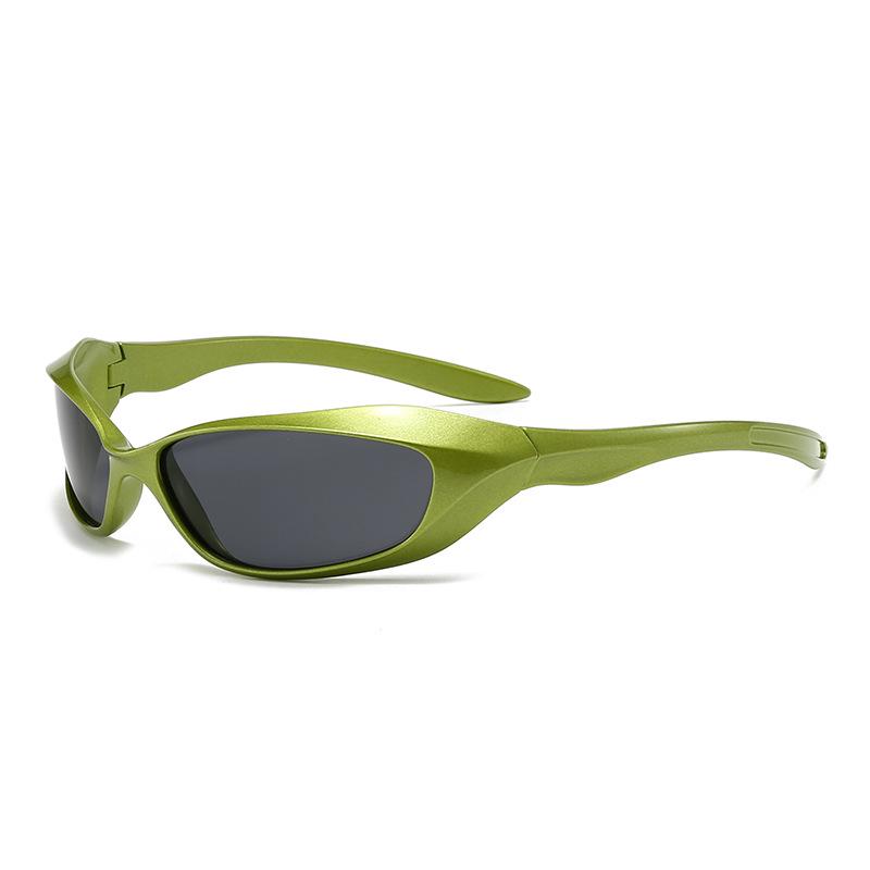 Futuristic Y2K Punk Style Sports Sunglasses for Couples - Trendy Hip-Hop Cycling Glasses