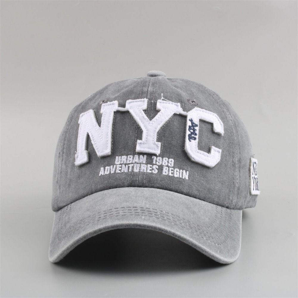 Cotton NYC Embroidery Baseball Cap NEW YORK Sunscreen Hats  For Man Women Outdoor Sports