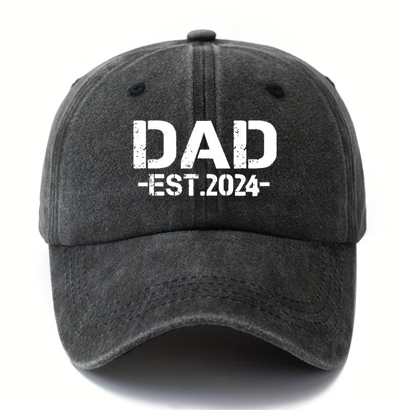 Dad's Fashionable Four Seasons Printed Baseball Hat Sunscreen Outdoor Sports and Casual Wear Adjustable Snap Back Cap