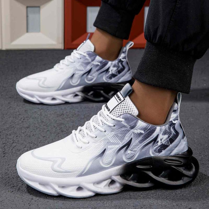 

Унисекс Кроссовки для бега Мужские Женские Легкие Сетчатые Дышащие Удобные Плоские Мягкие Теннисные Кроссовки 2025 Лето Шнуровка Мужские 46