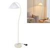 LED Floor Lamp 12W E27 Bulb 3 Light Modes 3000‑6500K Dimmable Remote Control Metal Standing Lamp with Foot   for Reading