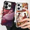 Heaven Official's Blessing Anime Plating Phone Case For Xiaomi Redmi Note 14 15 Pro Plus 13 12 11 11S 11T 10 9S 9 5G Anti-Fall A
