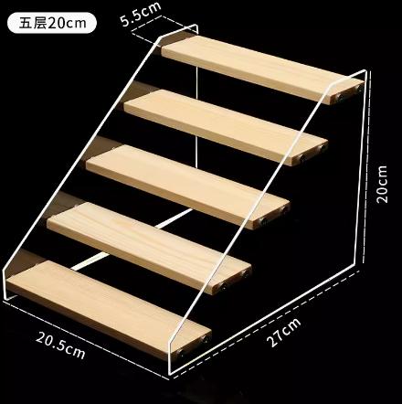 Marathon Medal Display Stand Acrylic Storage Box Wooden Frame Storage Rack for Badges And Medals Simple Style Home Organization