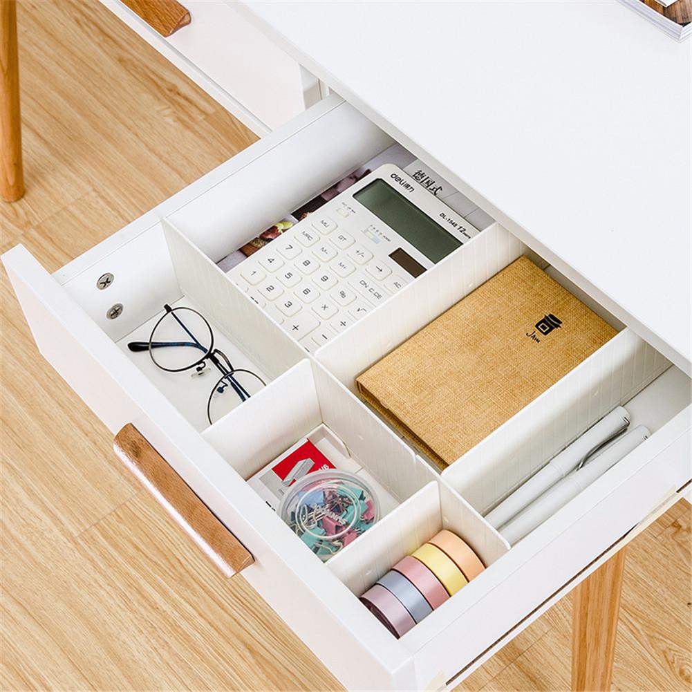 6pcs/set Pp Freely Combined Layered Partitions Creative Drawer Sorting Storage Compartment Divider